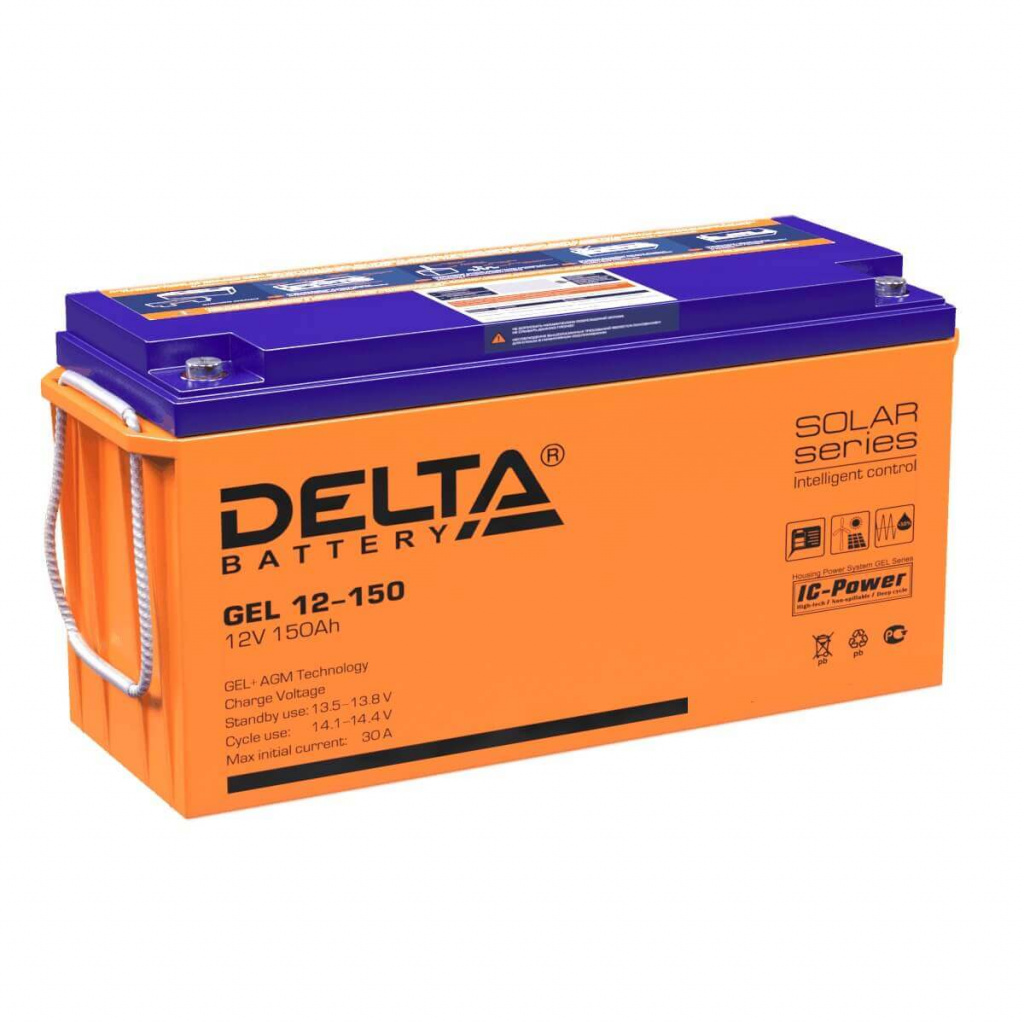 Аккумуляторная батарея Delta GEL 12-150 (12V / 150Ah)