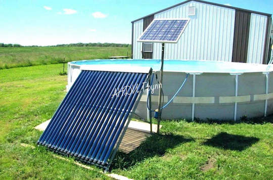 Солнечная энергия для горячего водоснабжения