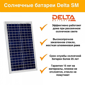 Солнечные батареи Delta SM